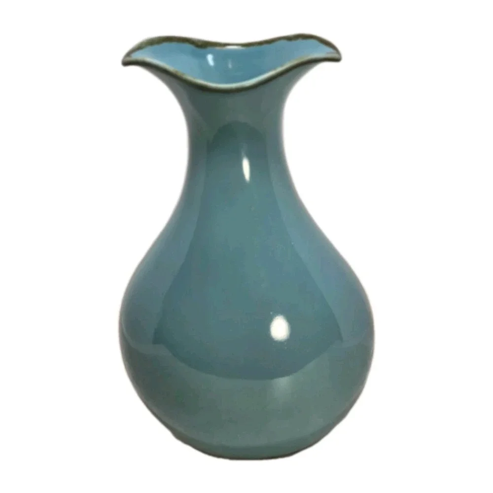 Southern Living At Home Blue Ceramic Vase 12